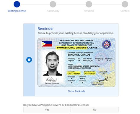 LTO Driver’s License Renewal .